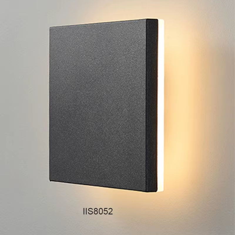 Modern IP65 Waterproof Outdoor LED Wall Lamp Aluminum round Squar Wall Light Garden Porch Sconce Light 96V 220V Sconce Luminaire